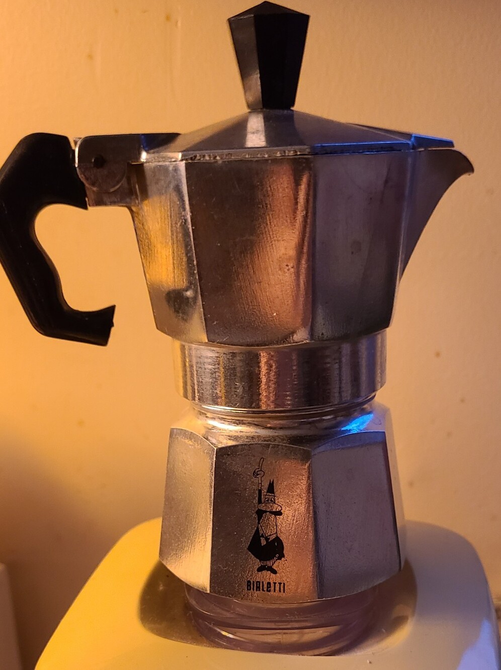BIALETTI  "Moka Express"  Aluminum Stovetop Espresso Maker - Silver